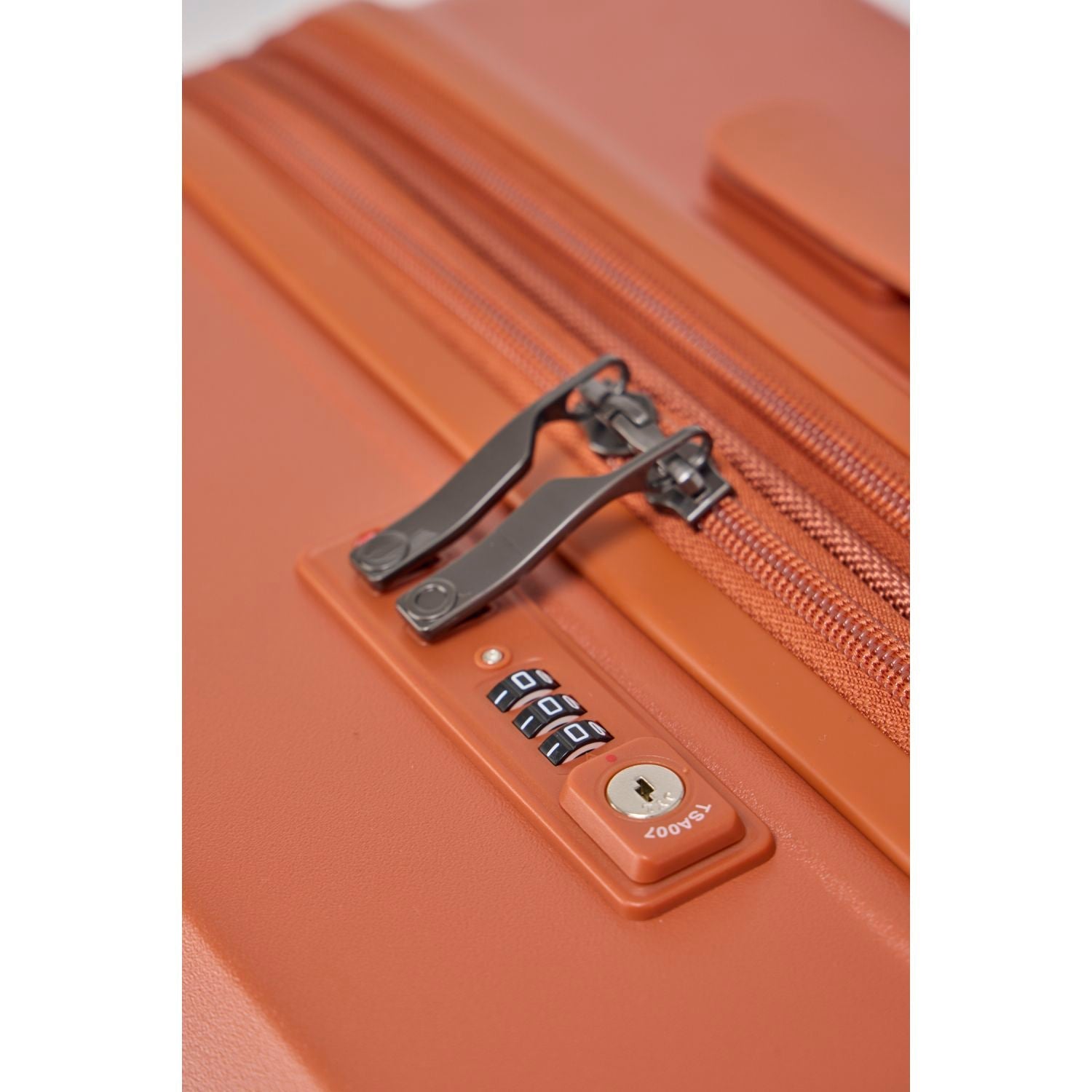 CROSSING INVI 28" Large Expandable Luggage With Front & Middle Access - Pumpkin