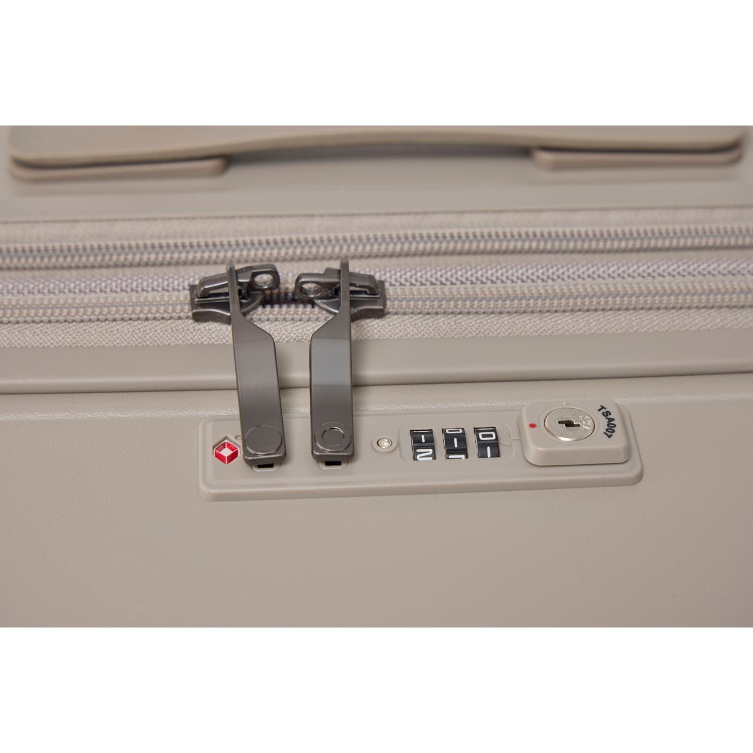 CROSSING INVI 24" Medium Expandable Luggage With Front & Middle Access - Taupe