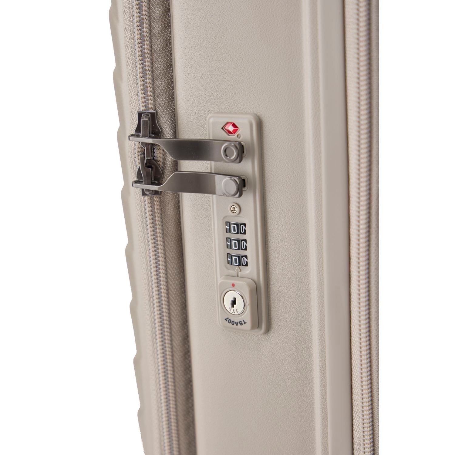 CROSSING INVI 24" Medium Expandable Luggage With Front & Middle Access - Taupe