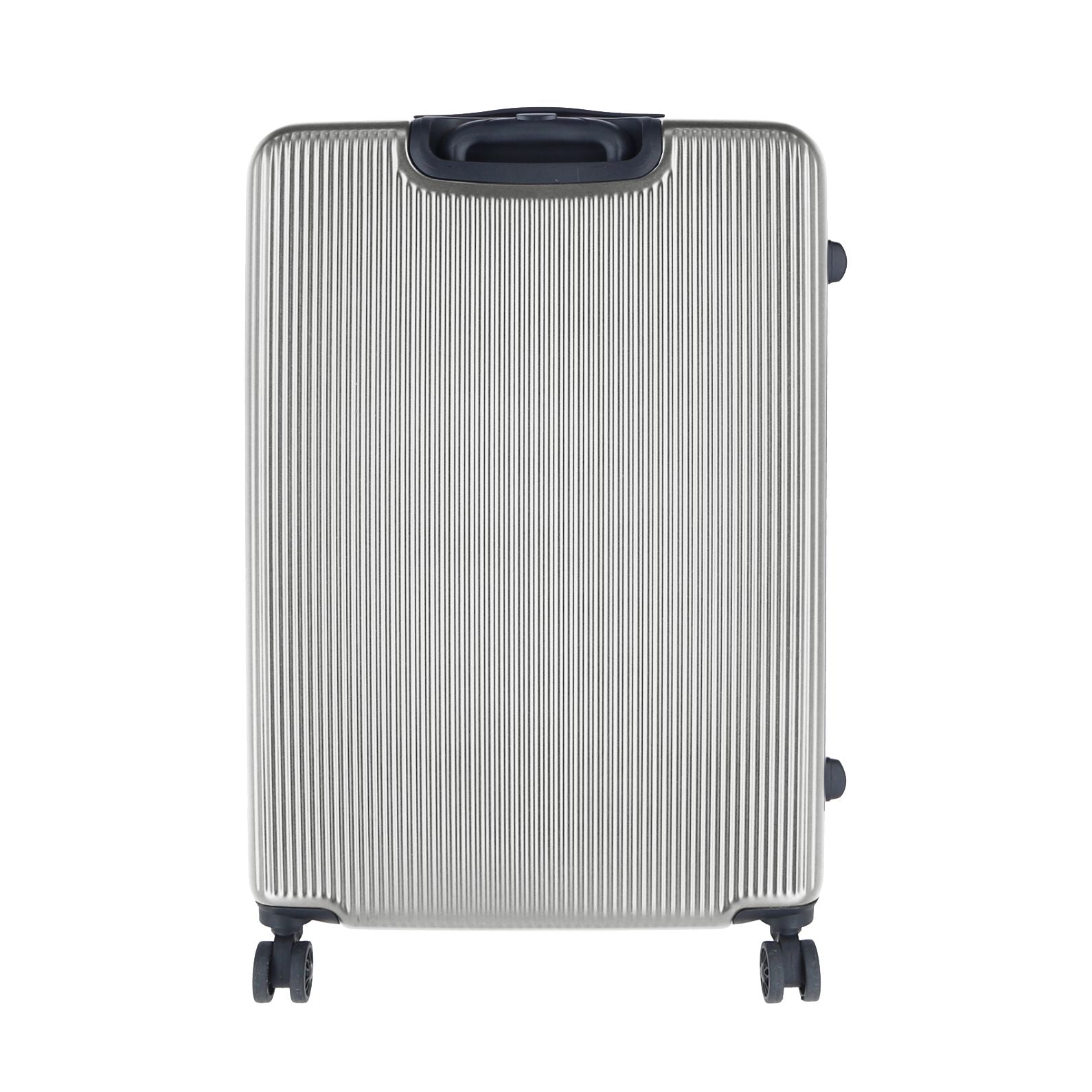 Crossing Wanderer Polycarbonate Expandable 24" Medium Luggage Spinner - Silver