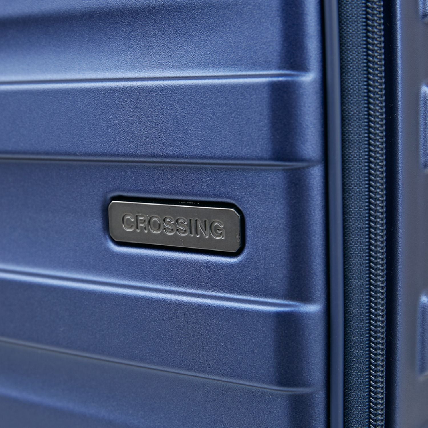 Crossing Groov Pc Trunk 28" Large Luggage With Front Access Opening - Stone Blue