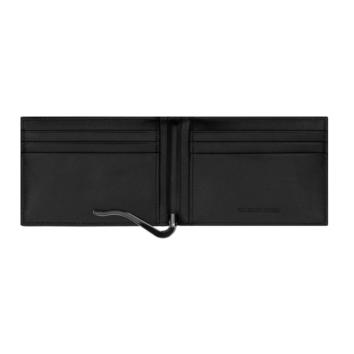 Crossing Infinite Money Clip Leather Wallet RFID - Black