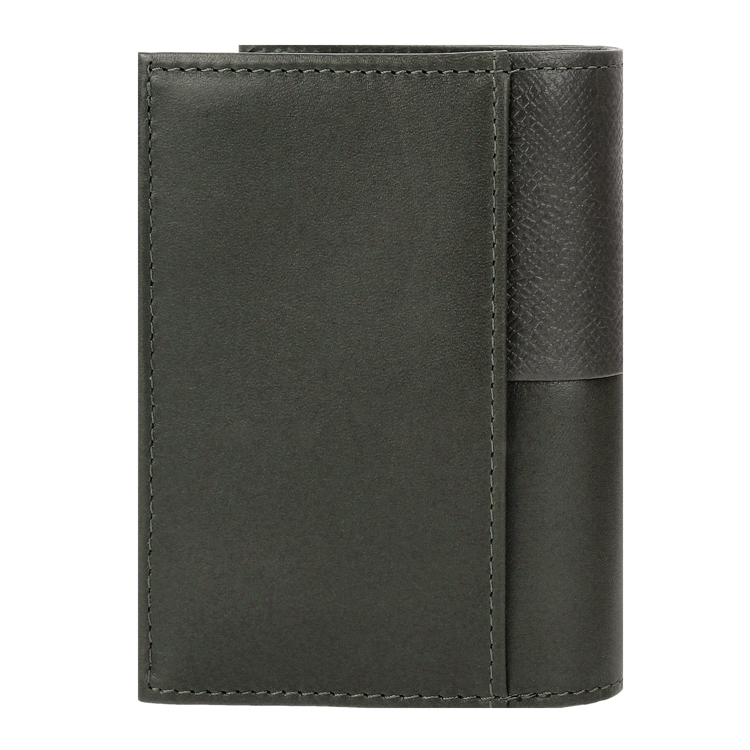 Crossing Infinite Short Leather Wallet With Coin Pouch RFID - Khaki