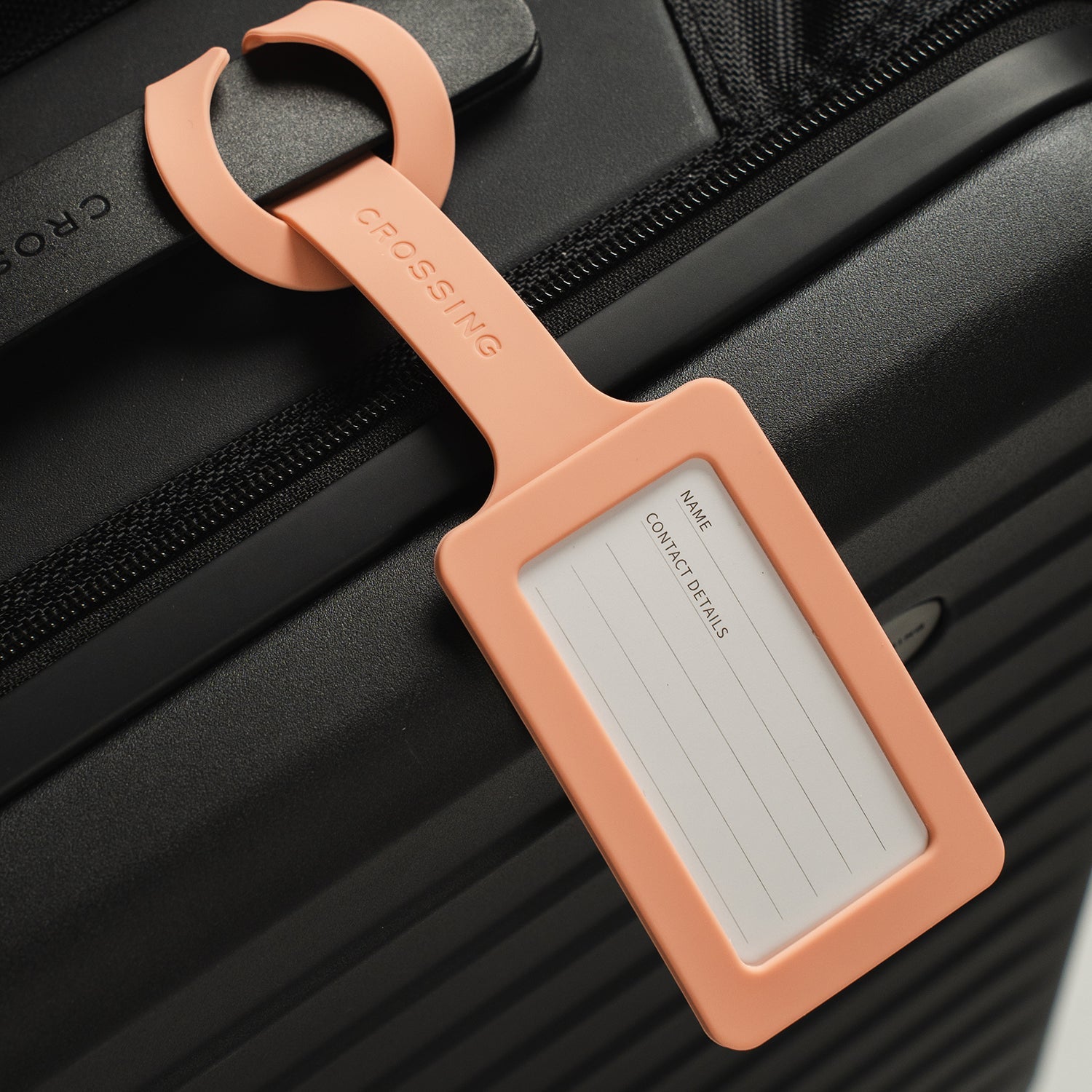 Crossing Luggage Tag - Coral