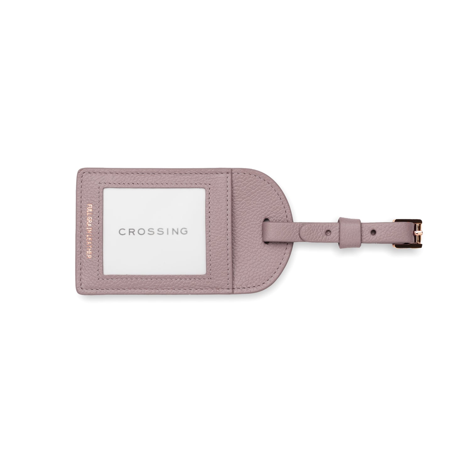 Crossing Milano Leather Luggage Tag - Rosie