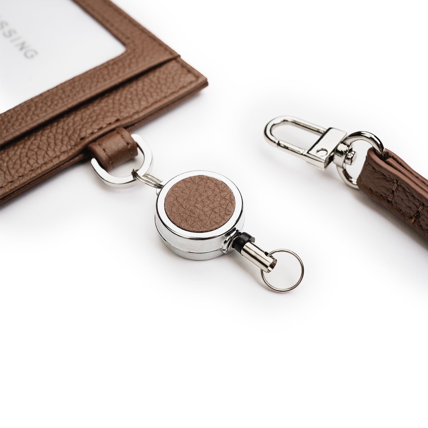 Crossing Milano Retractable Lanyard - Barcoss Brown