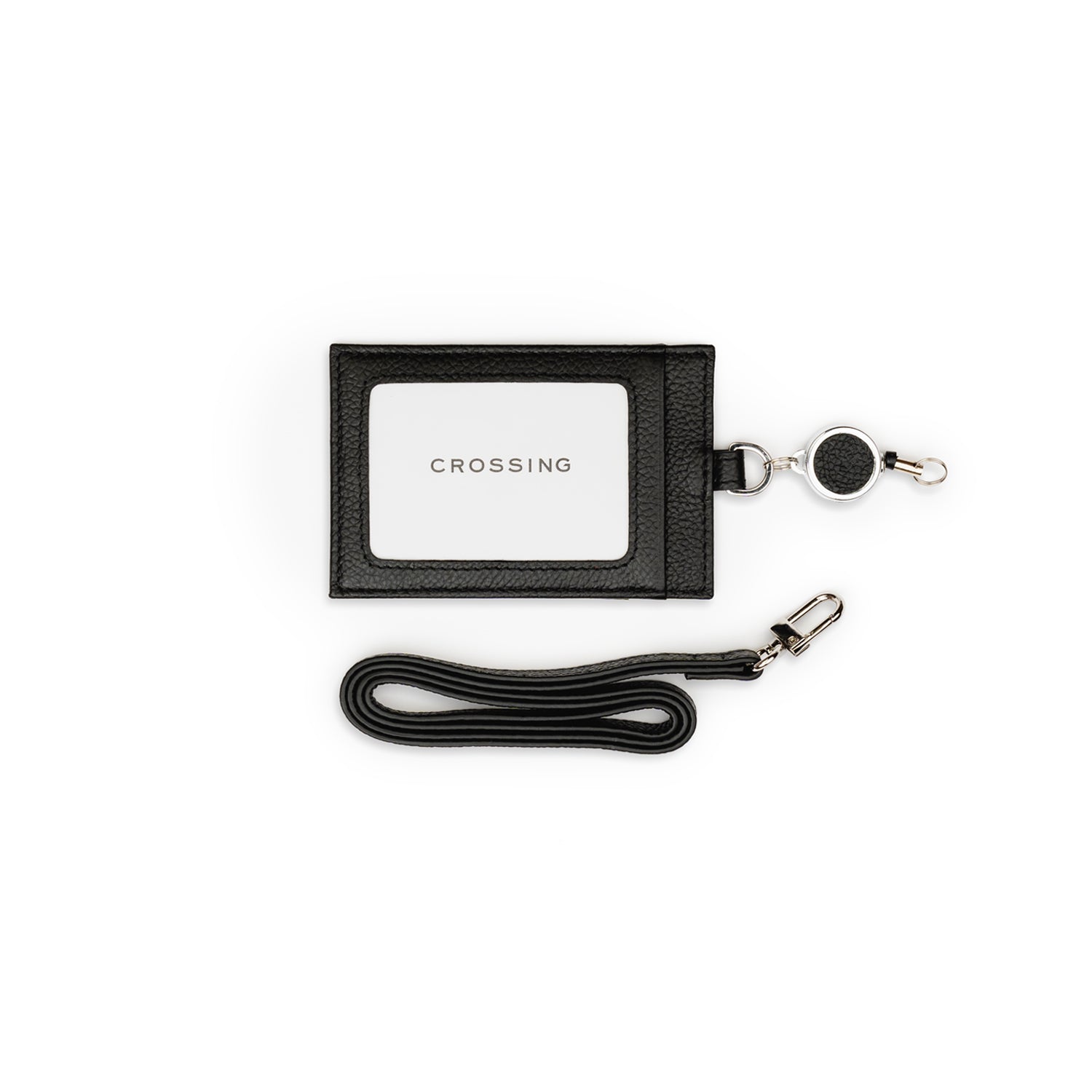 Crossing Milano Retractable Lanyard - Black