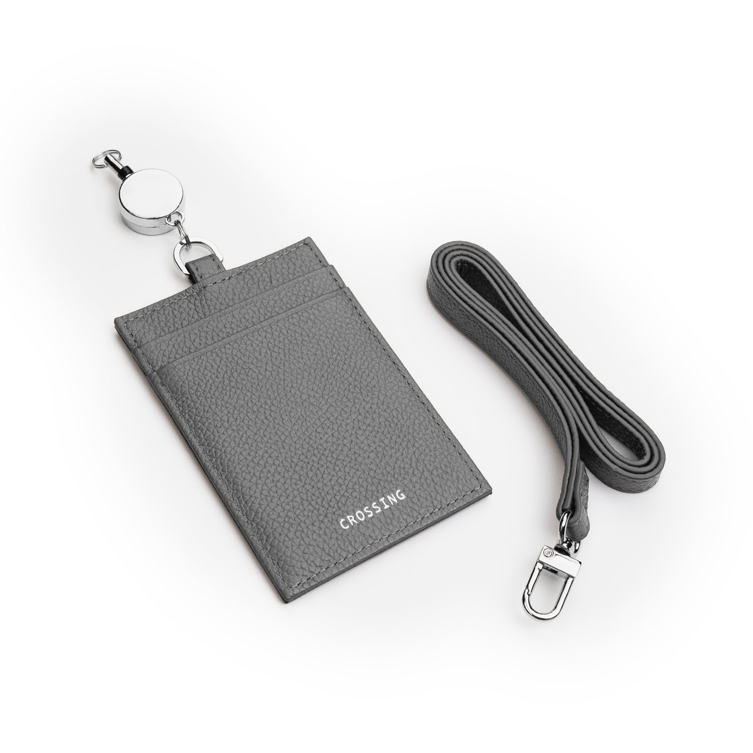Crossing Milano Retractable Lanyard - Grey