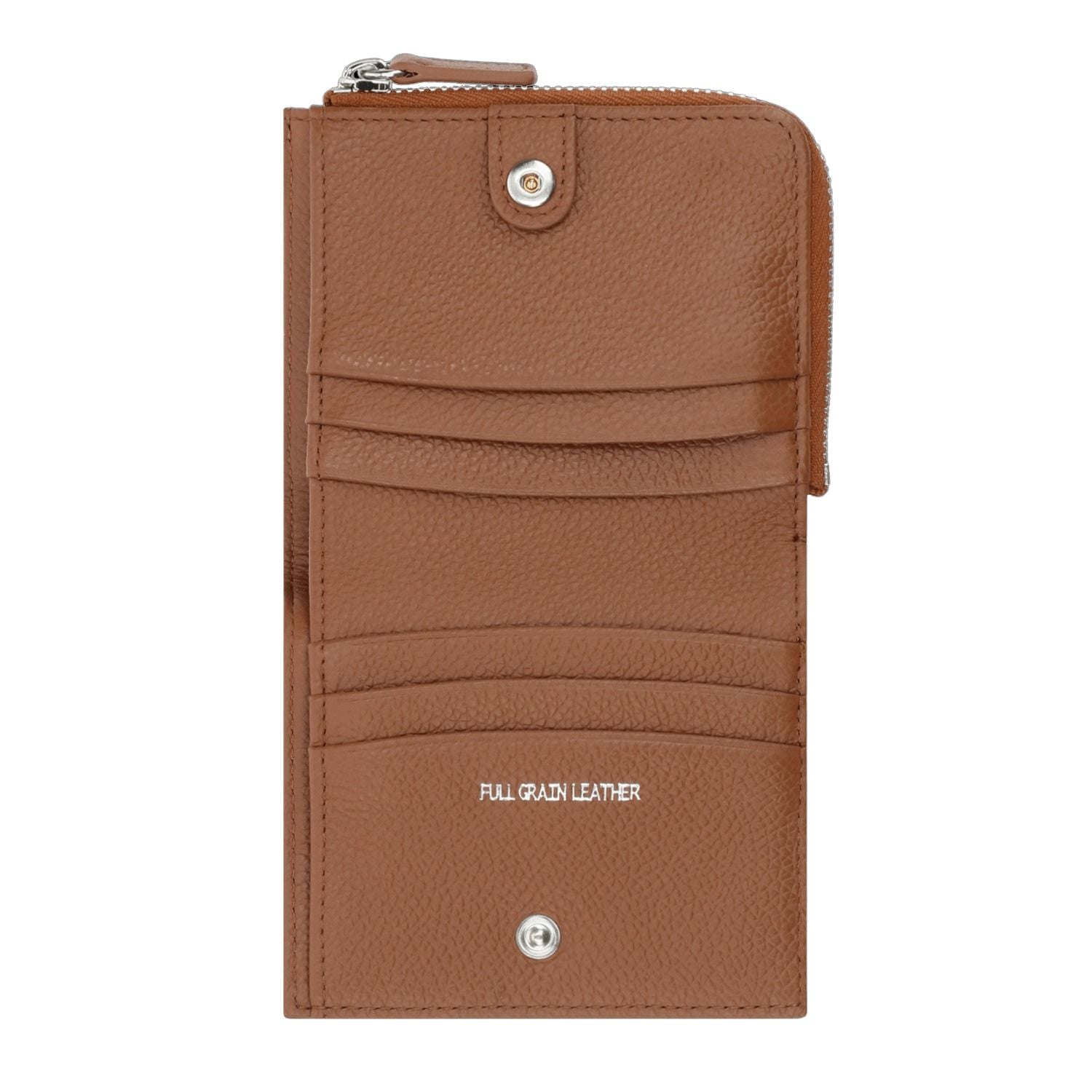 Crossing Milano Small Zip Wallet Rfid - Barcos Brown