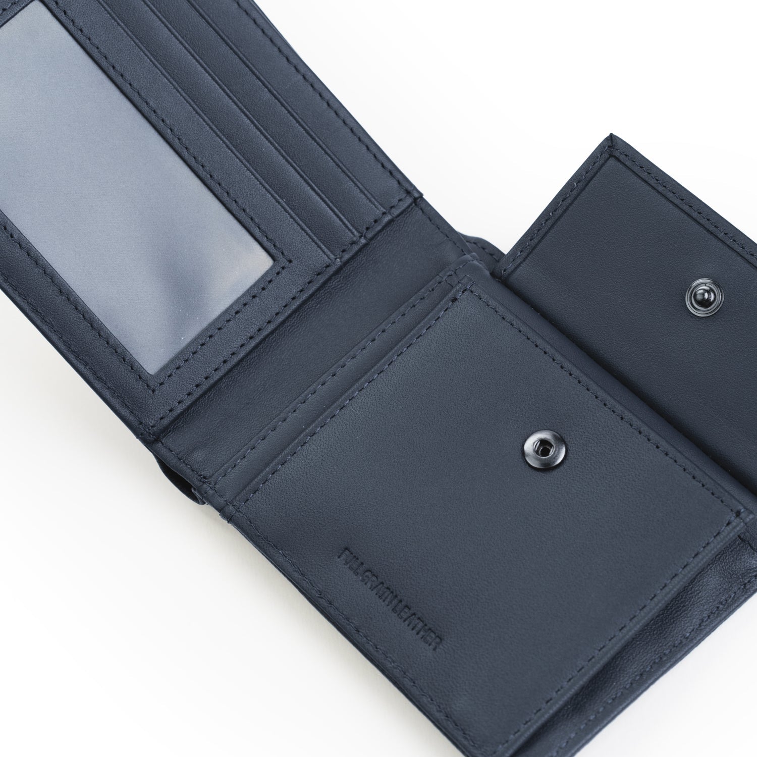 Crossing Milano Voyager Bi-Fold Wallet Window and Coin Pouch RFID - Dark Navy