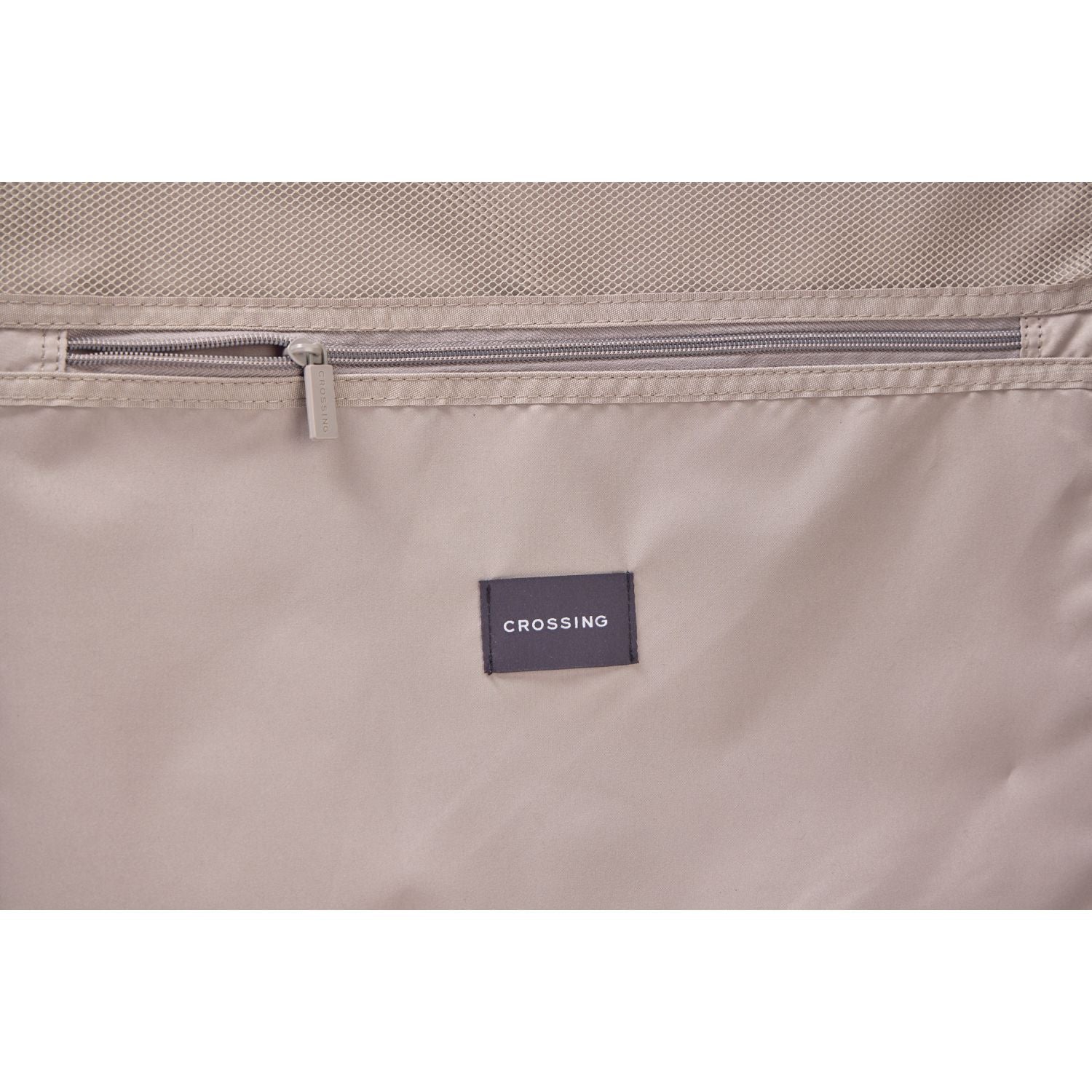 Crossing Ori Collapsible Polycarbonate 20" Carry On Luggage - Pewter Blue