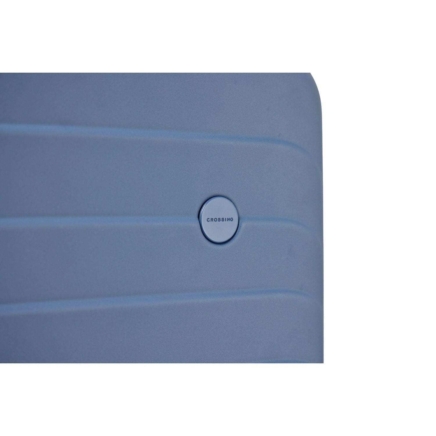 Crossing Ori Collapsible Polycarbonate 20" Carry On Luggage - Pewter Blue