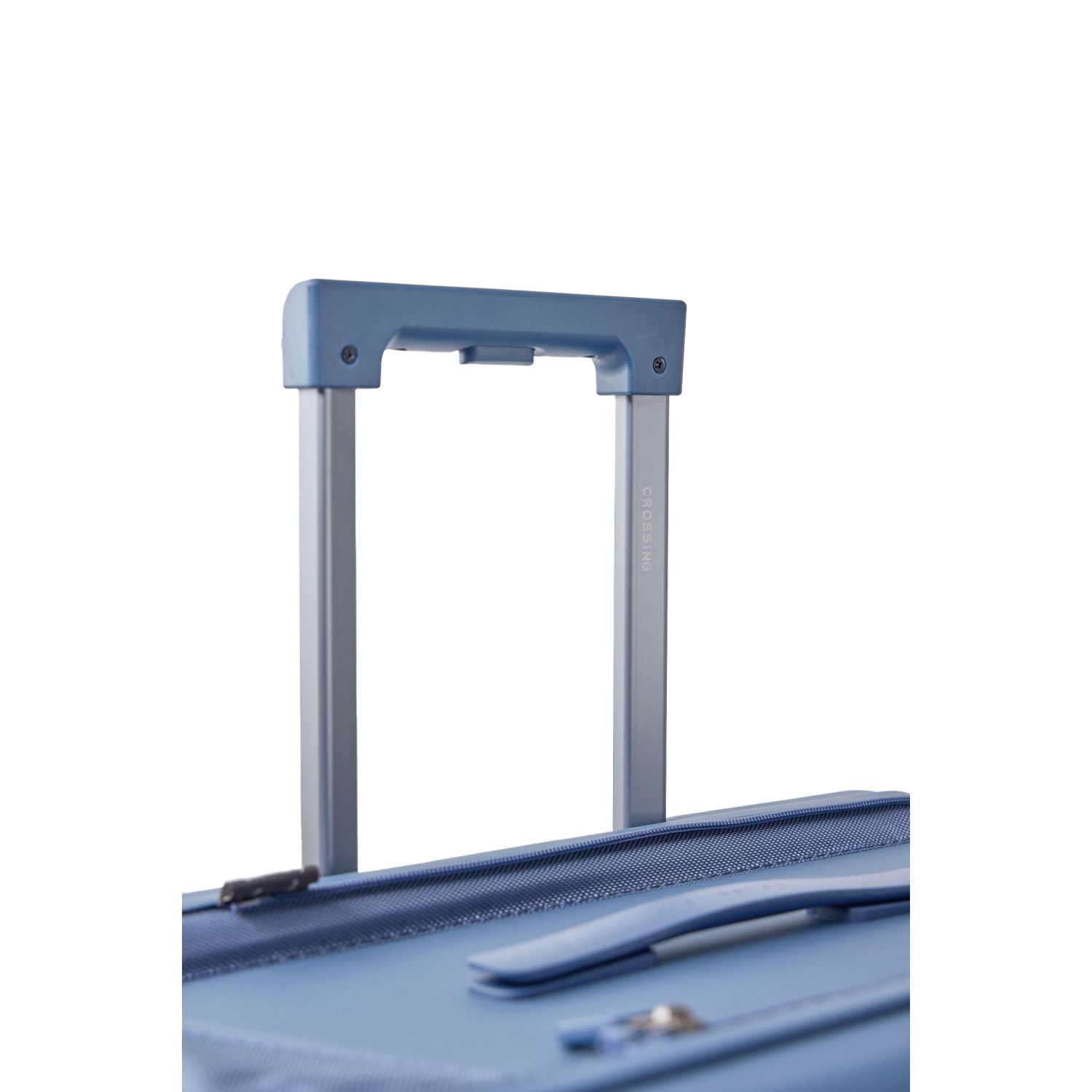 Crossing Ori Collapsible Polycarbonate 20" Carry On Luggage - Pewter Blue