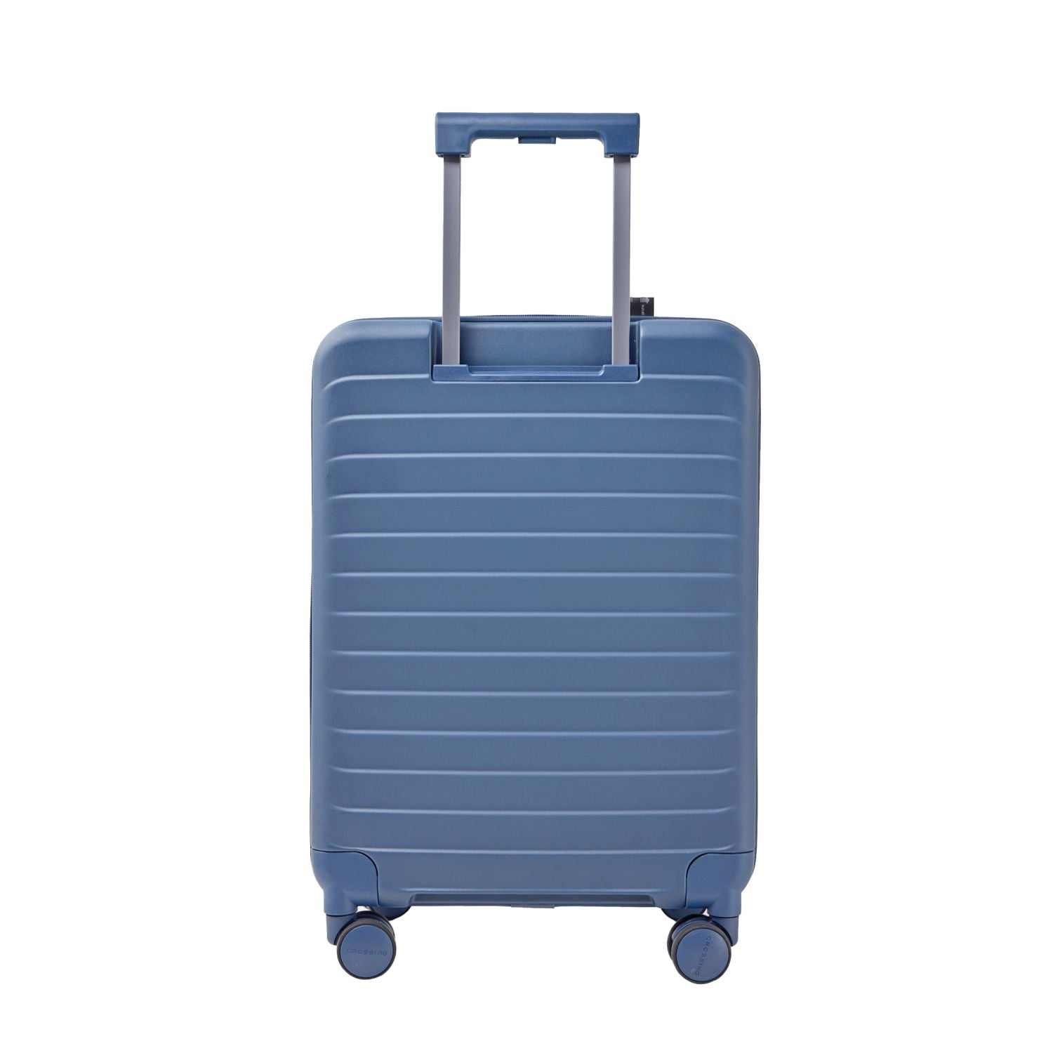 Crossing Ori Collapsible Polycarbonate 20" Carry On Luggage - Pewter Blue