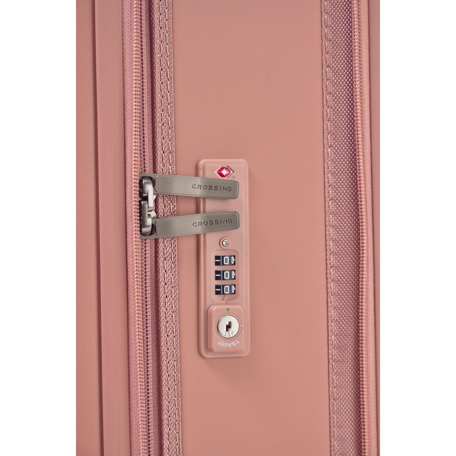 Crossing Ori Collapsible Polycarbonate 20" Carry On Luggage - Rose Quartz