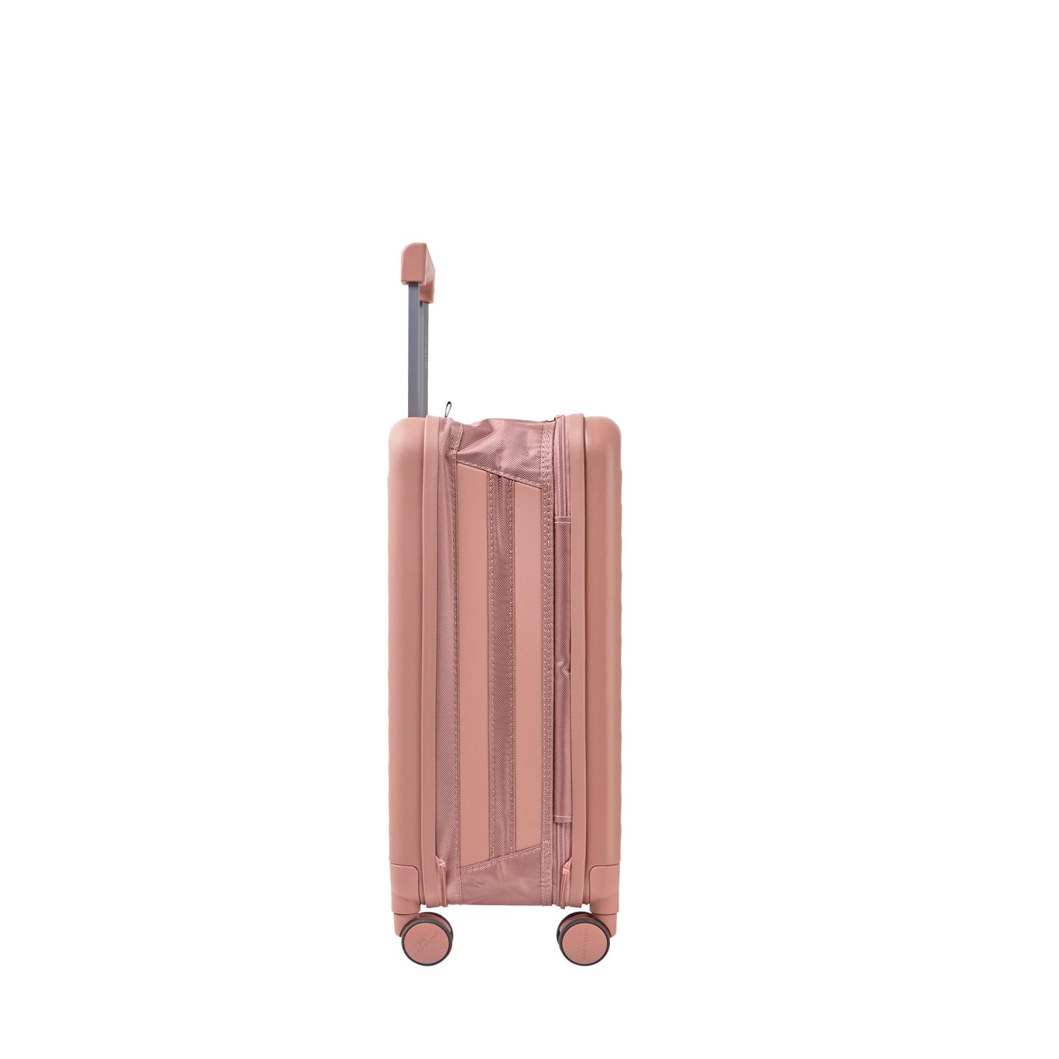 Crossing Ori Collapsible Polycarbonate 20" Carry On Luggage - Rose Quartz
