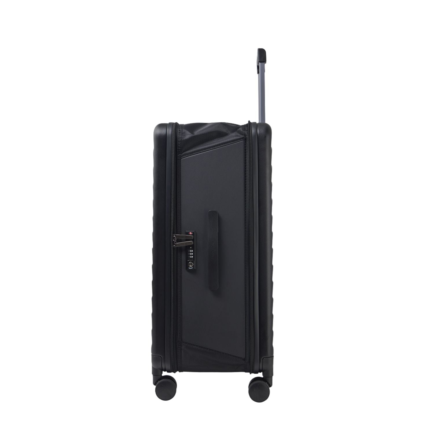 Crossing Ori Collapsible Polycarbonate 26" Medium Luggage - Black