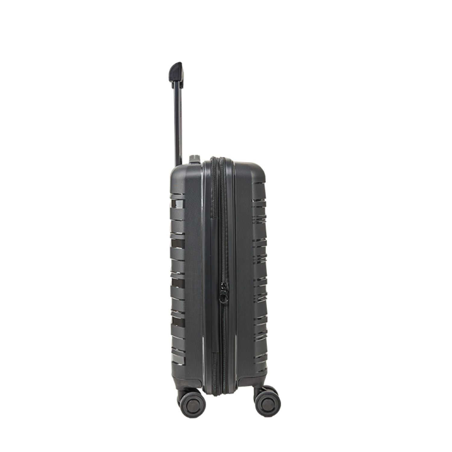 Crossing Supra Polypropylene Expandable 20" Carry On Luggage Spinner - Black