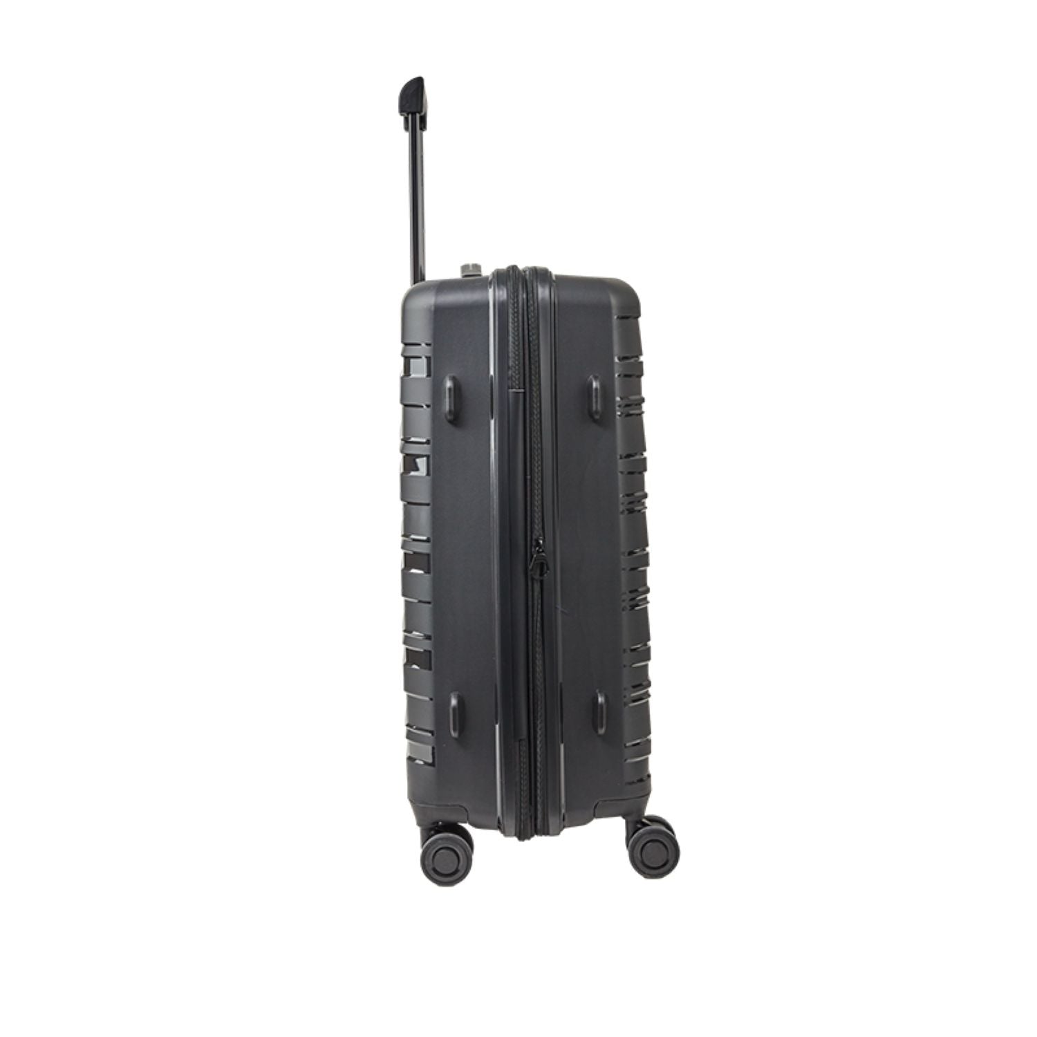 Crossing Supra Polypropylene Expandable 24" Medium Luggage Spinner - Black