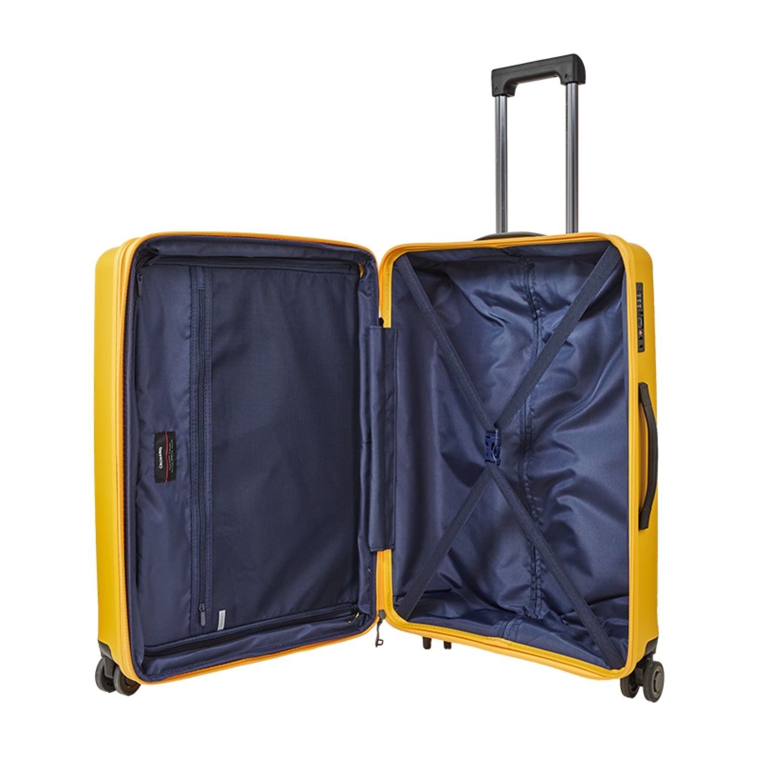 Crossing Supra Polypropylene Expandable 28" Large Luggage Spinner - Yellow