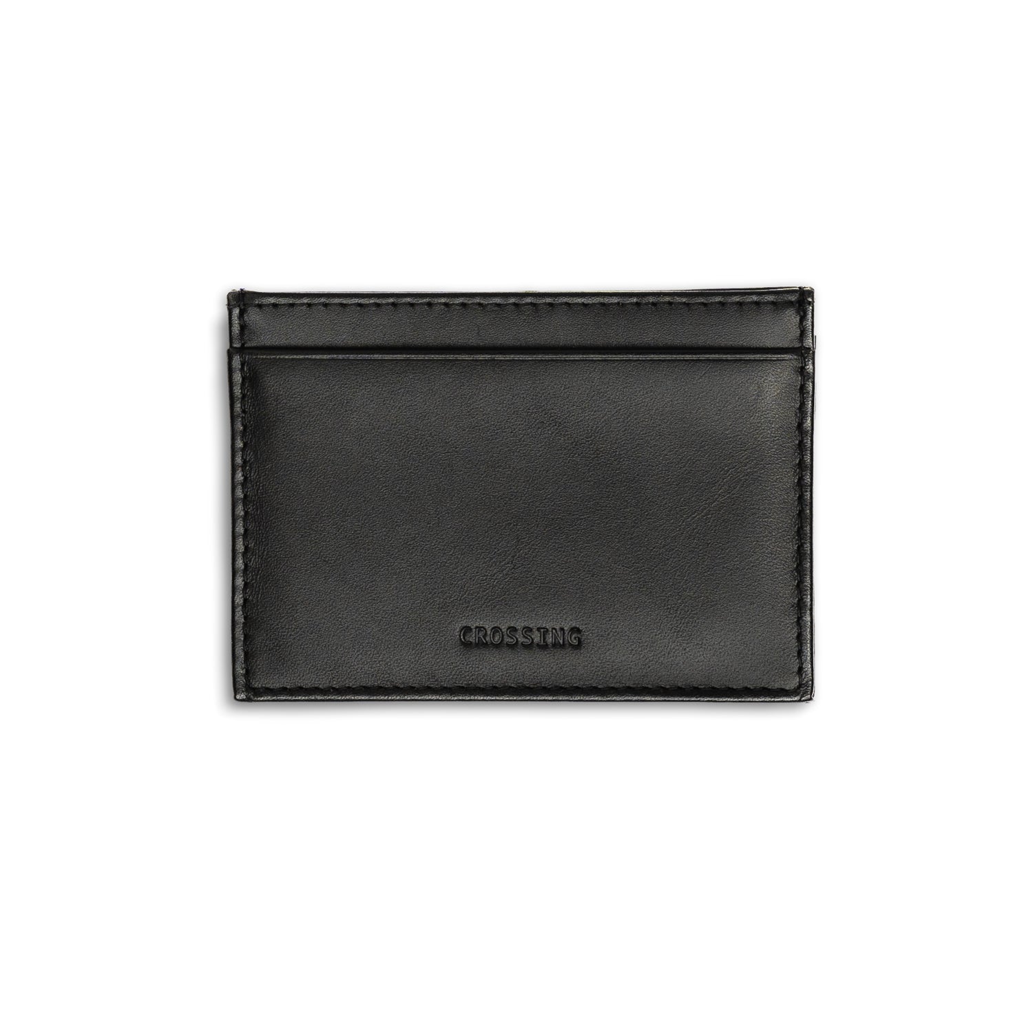 Crossing Sydney Card Holder With Horizontal Card Slots - Black