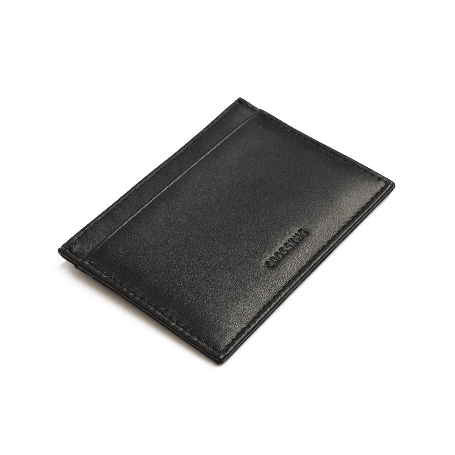 Crossing Sydney Card Holder With Horizontal Card Slots - Black