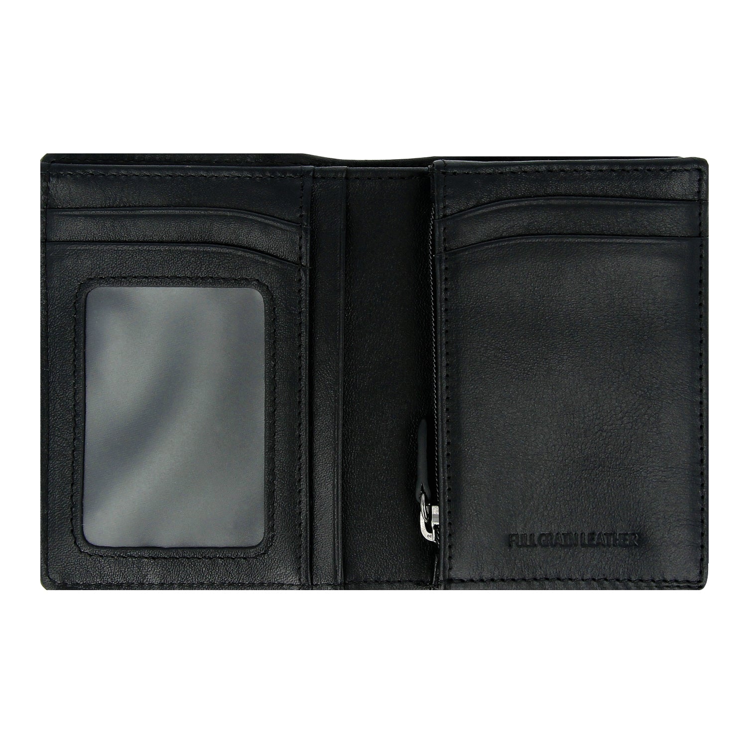 Crossing Vintage Short Leather Wallet With Coin Pouch - Black