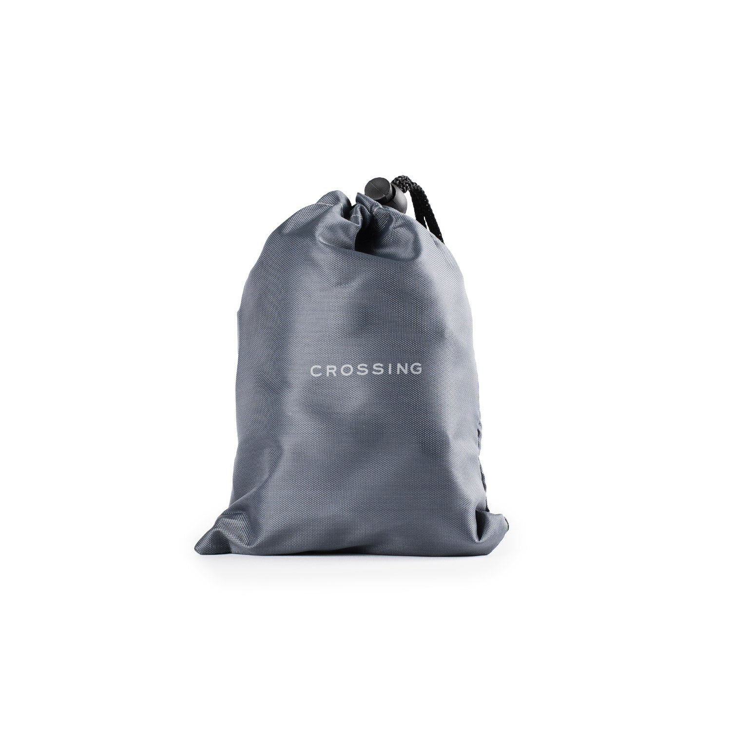 Crossing Inflatable Air Pump Neck Travel Pillow - Grey