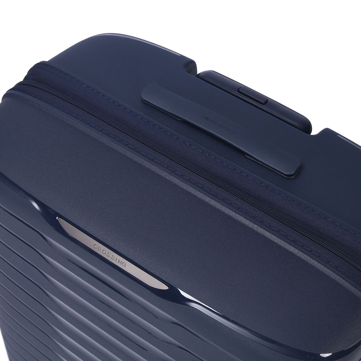 Crossing LYTE Polypropylene Large Expandable Luggage - Navy