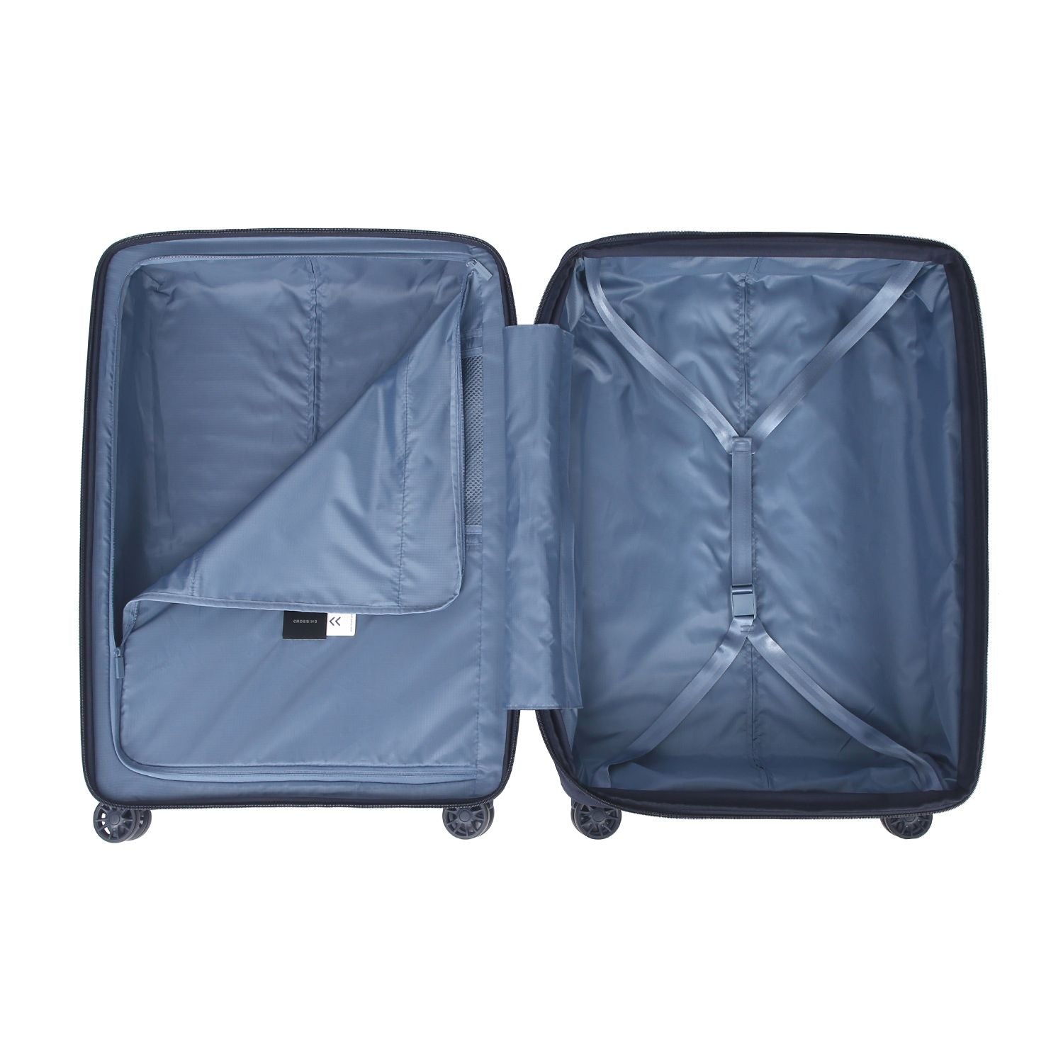 Crossing LYTE Polypropylene Large Expandable Luggage - Navy