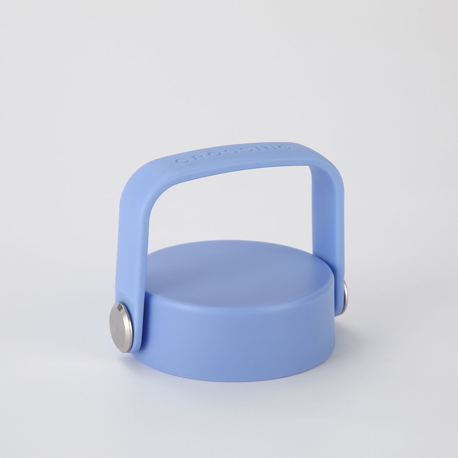 Crossing Urban Ceramic S/S Insulated Flat Cap Bottle With Handle 400ml - Cotton Heirloom Blue (Mix)