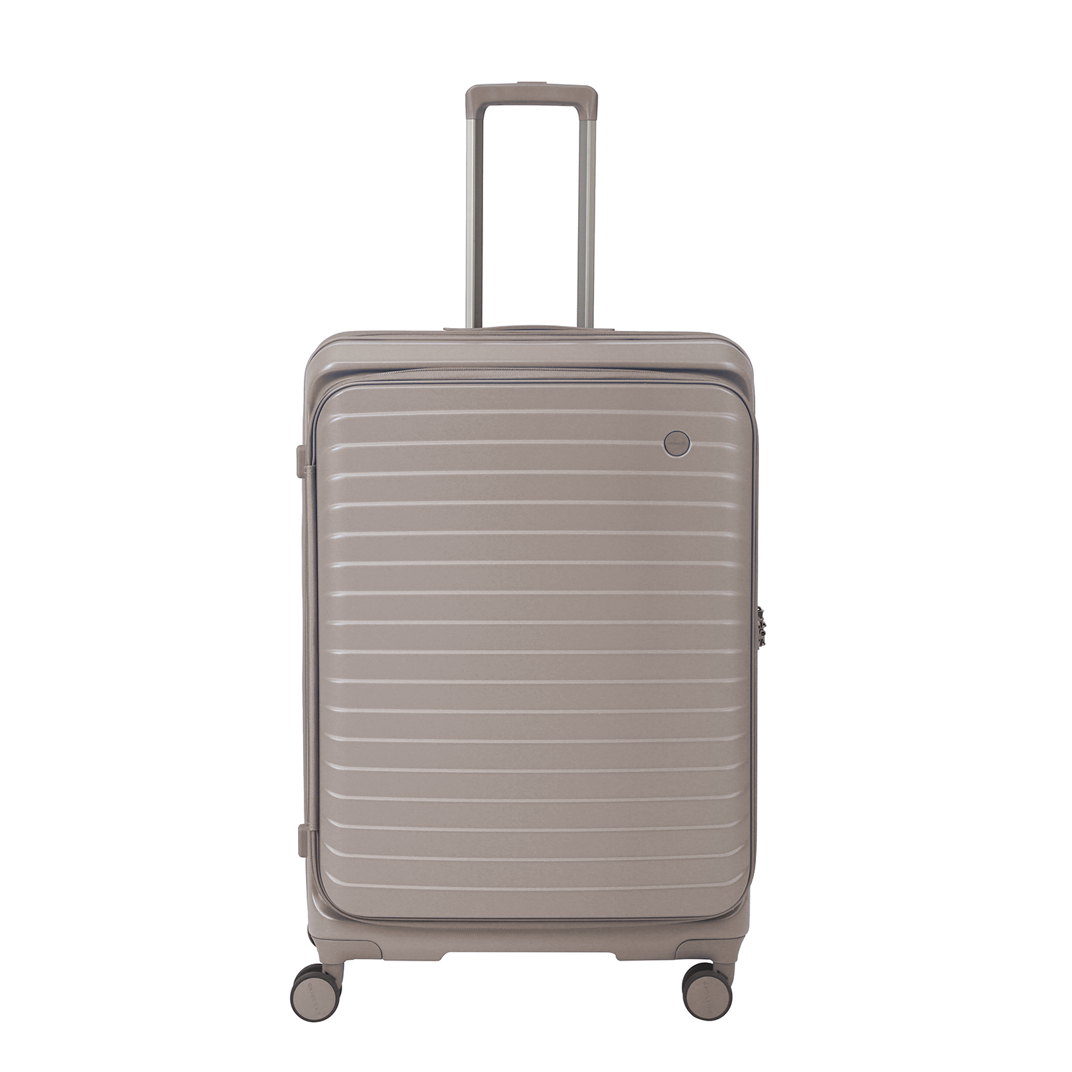 CROSSING INVI 30" Large Expandable Luggage With Front & Middle Access V3 - Latte