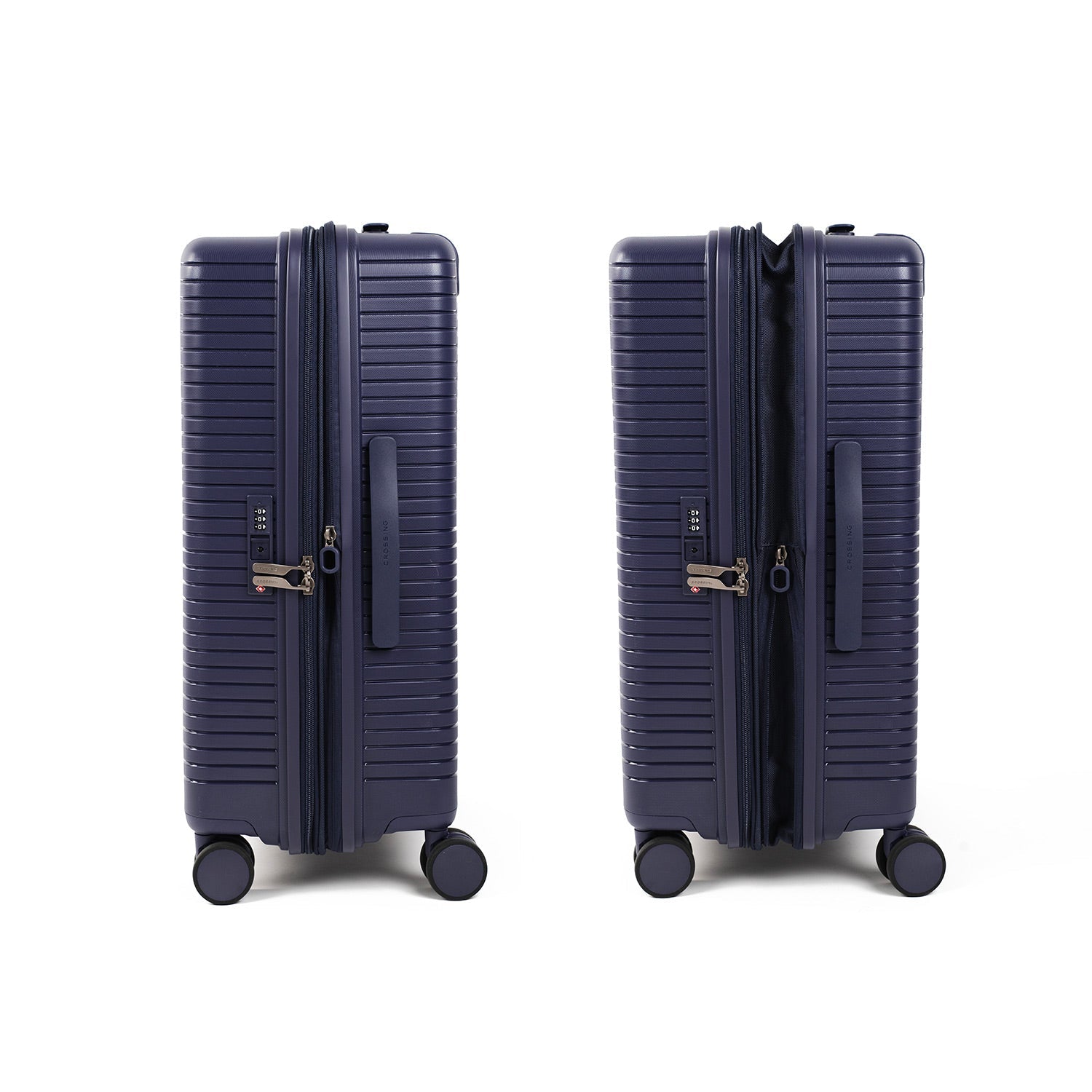 Crossing GLID Polypropylene Large 30" Luggage - Blue