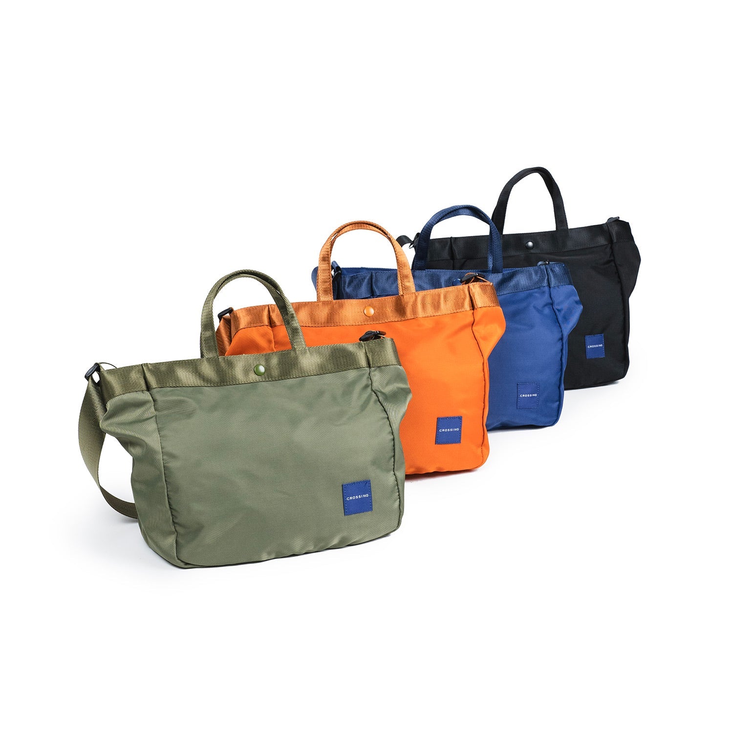 Crossing Hollis Anti-Theft RFID Dual Carry Crossbody Bag - Orange