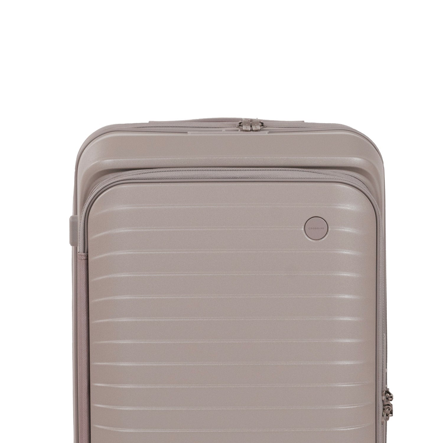 CROSSING INVI TRUNK 26" Medium Expandable Luggage With Front & Middle Access - Latte