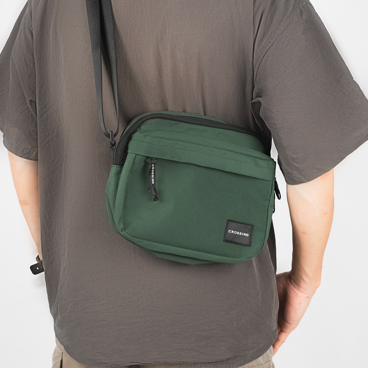Crossing Jet Set Anti-Theft Multi-Sling with RFID - Green