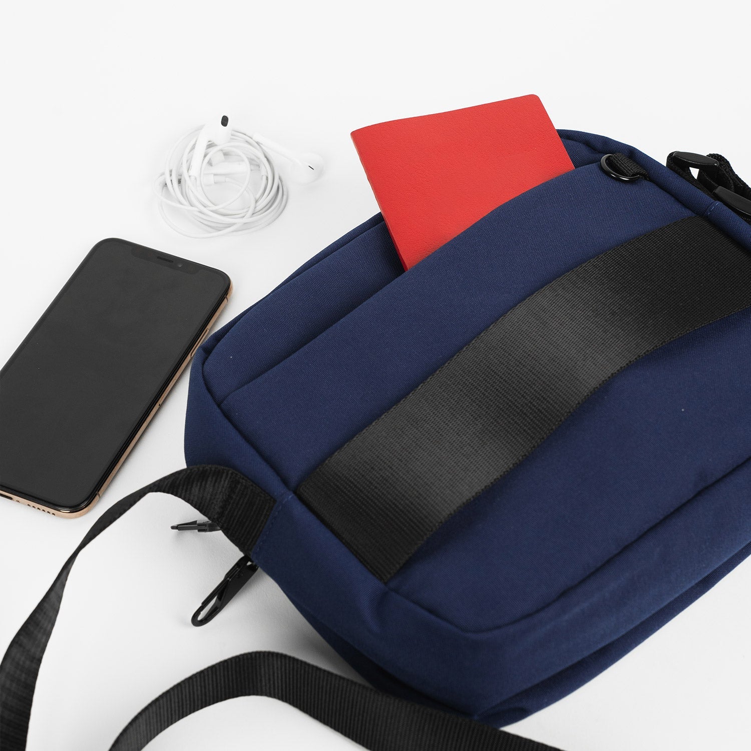 Crossing Jet Set Anti-Theft Multi-Sling with RFID - Navy