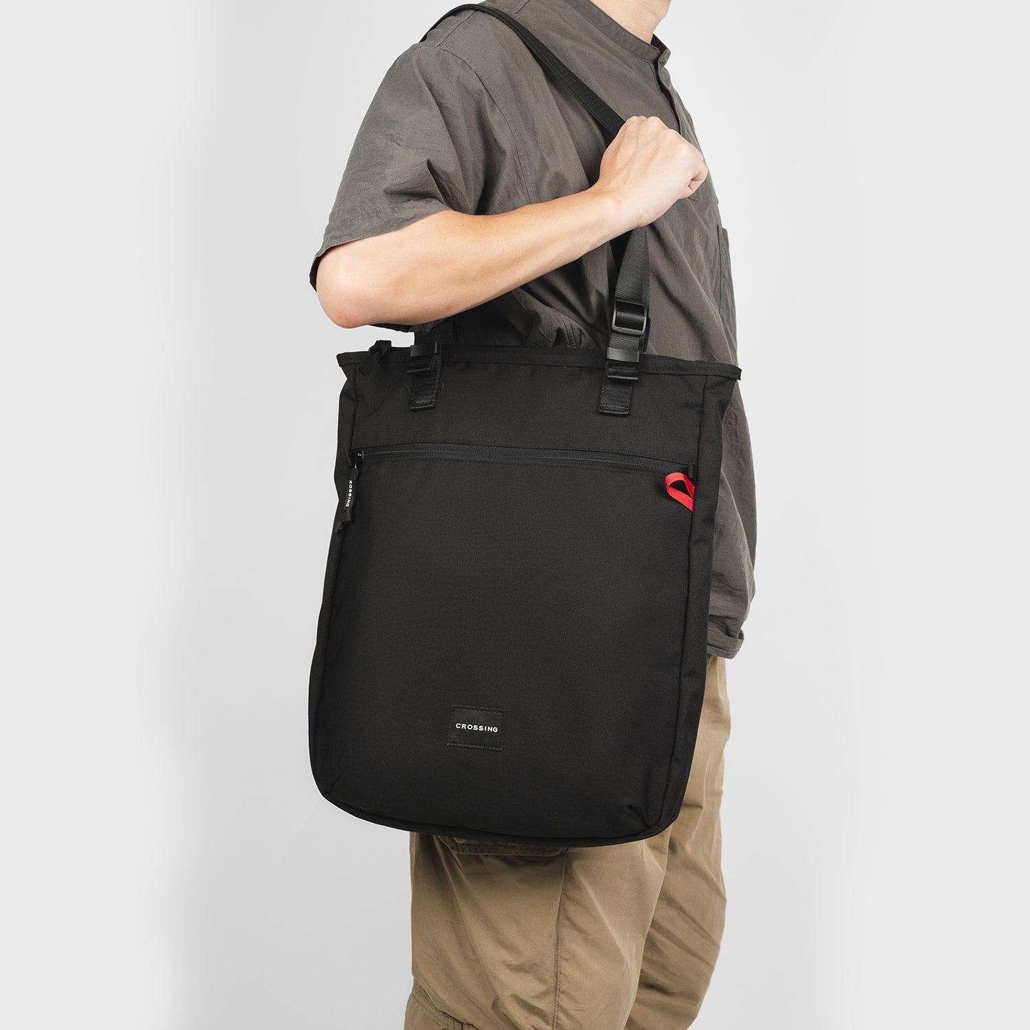 Crossing Jet Set Carry Laptop 14” Tote with RFID - Black