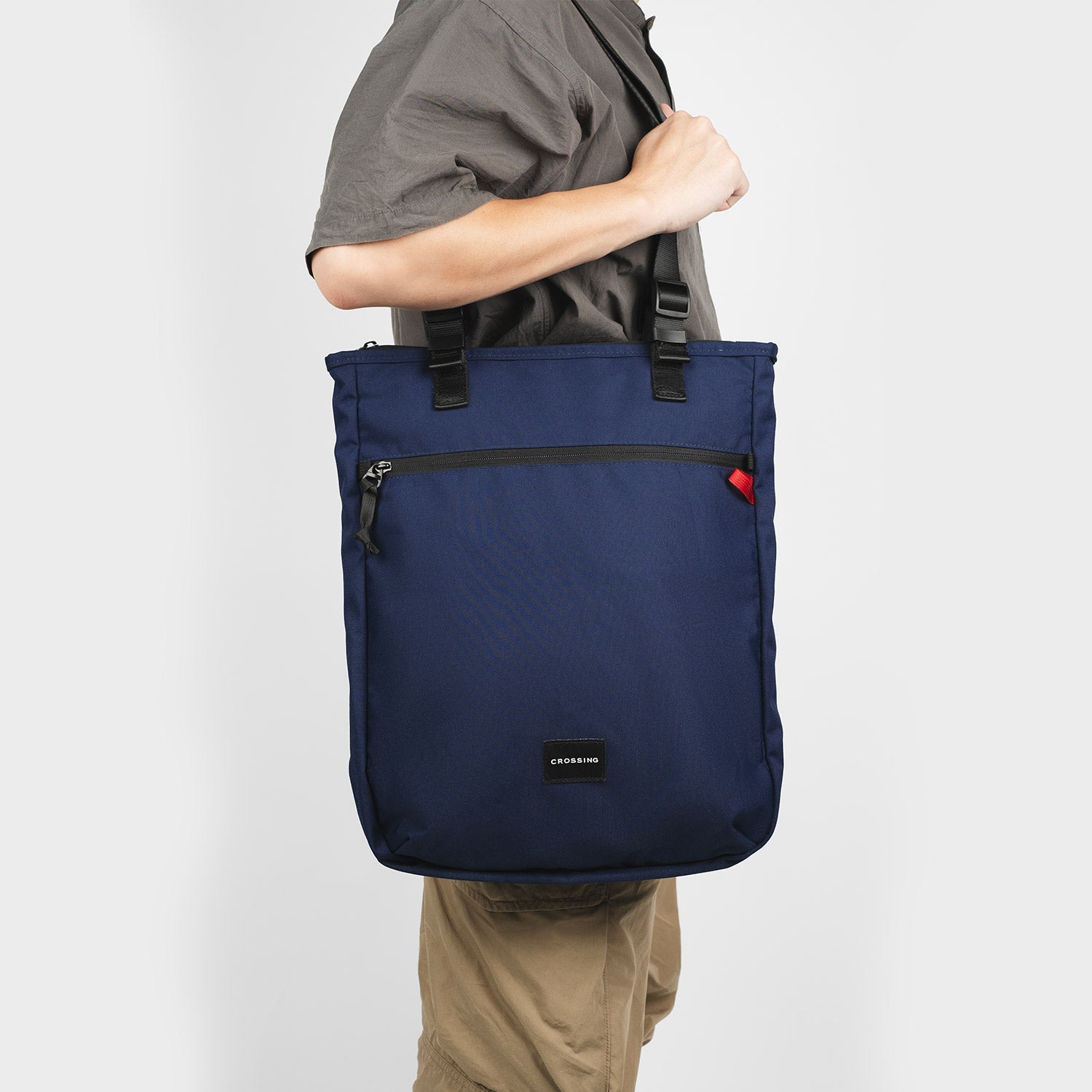 Crossing Jet Set Carry Laptop 14” Tote with RFID - Navy