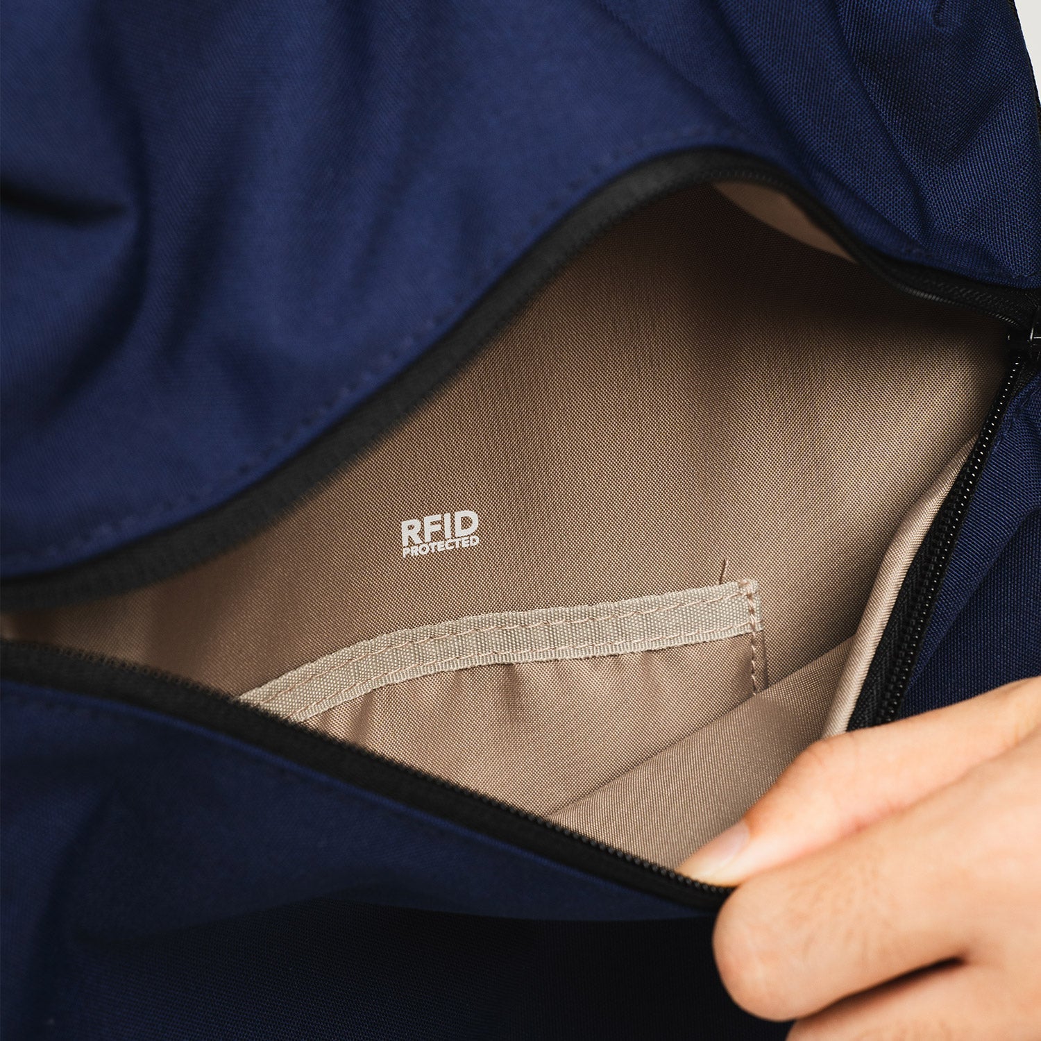 Crossing Jet Set Laptop Sleeve 13” Bag with RFID - Navy