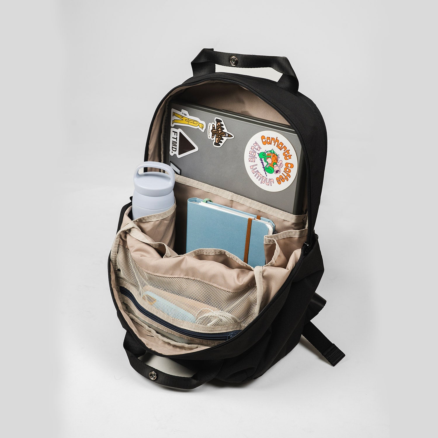 Crossing Jet Set Utility Laptop Backpack 15.6” with RFID - Black