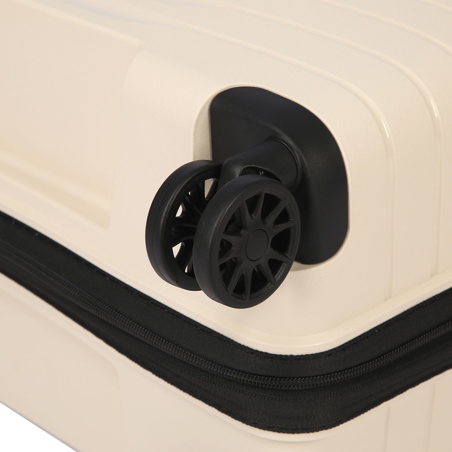 Crossing LYTE Polypropylene Carry On Luggage - Sandwhite