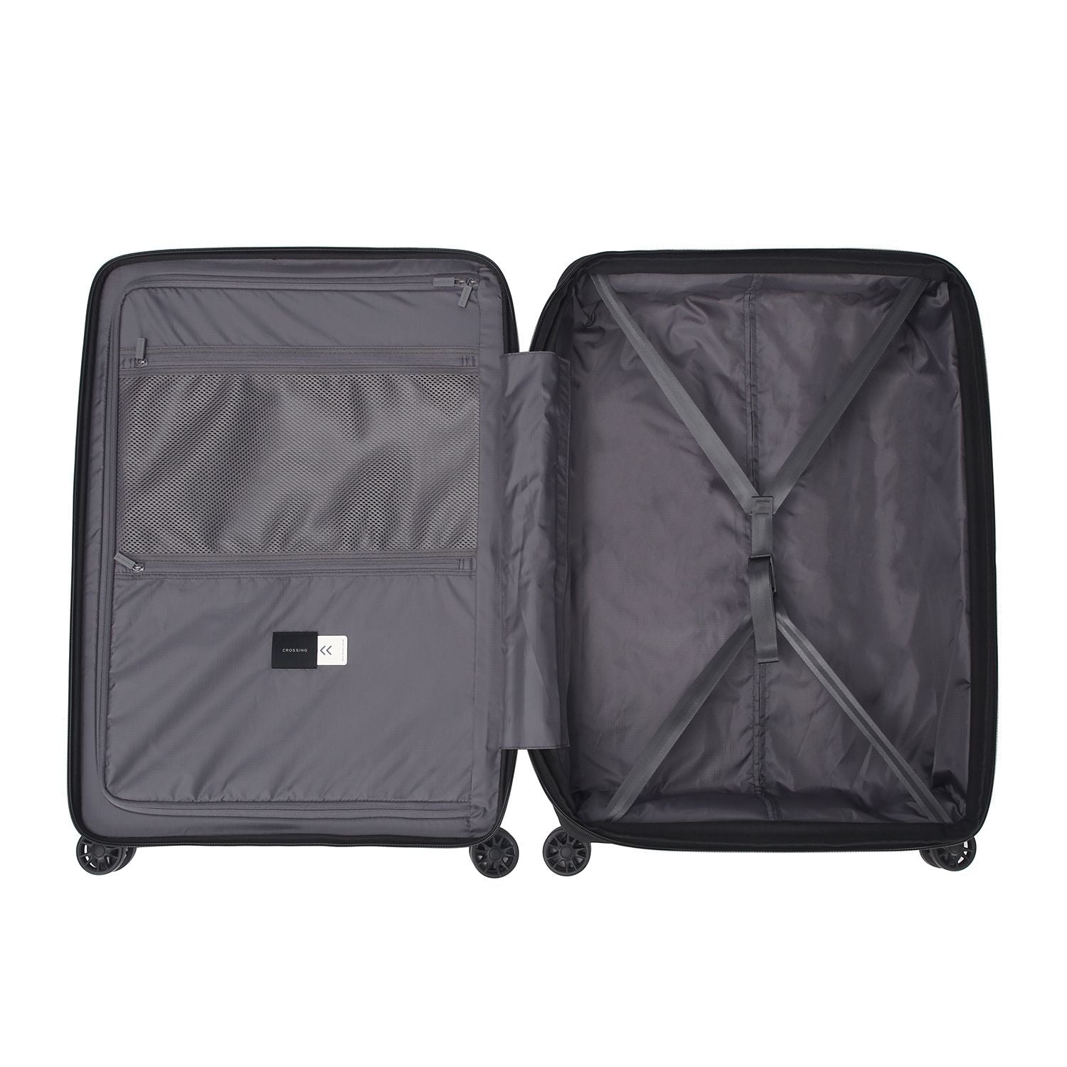 Crossing LYTE Polypropylene Large Expandable Luggage - Sandwhite