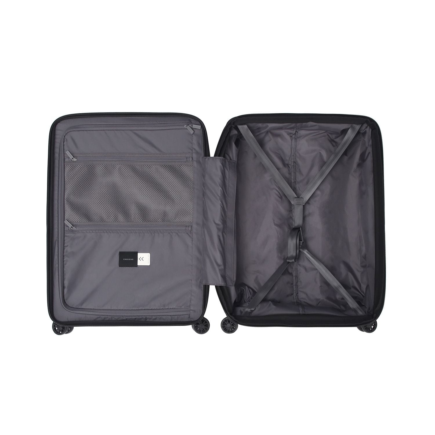 Crossing LYTE Polypropylene Medium Expandable Luggage - Sandwhite
