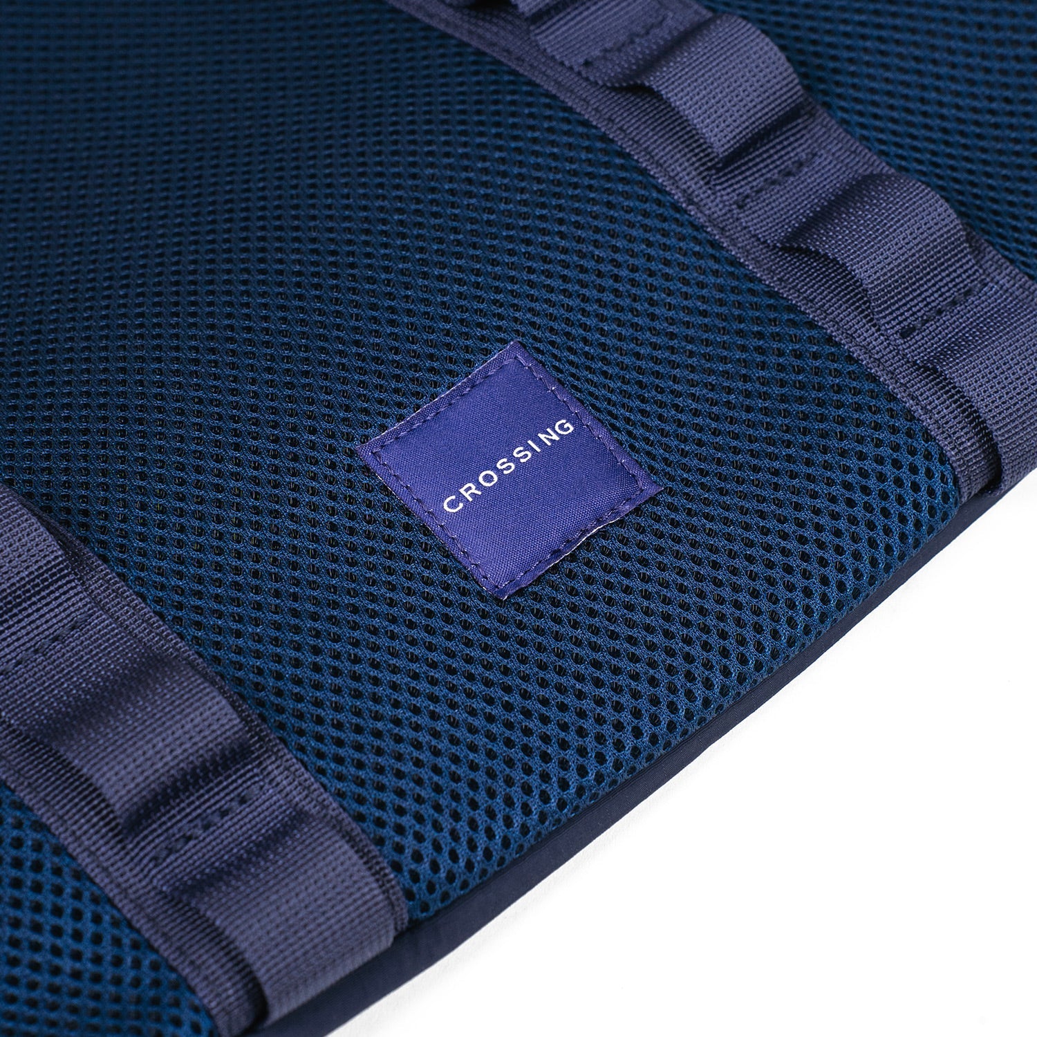 Crossing Noa Drawstring Mesh Tote Bag - Dark Blue