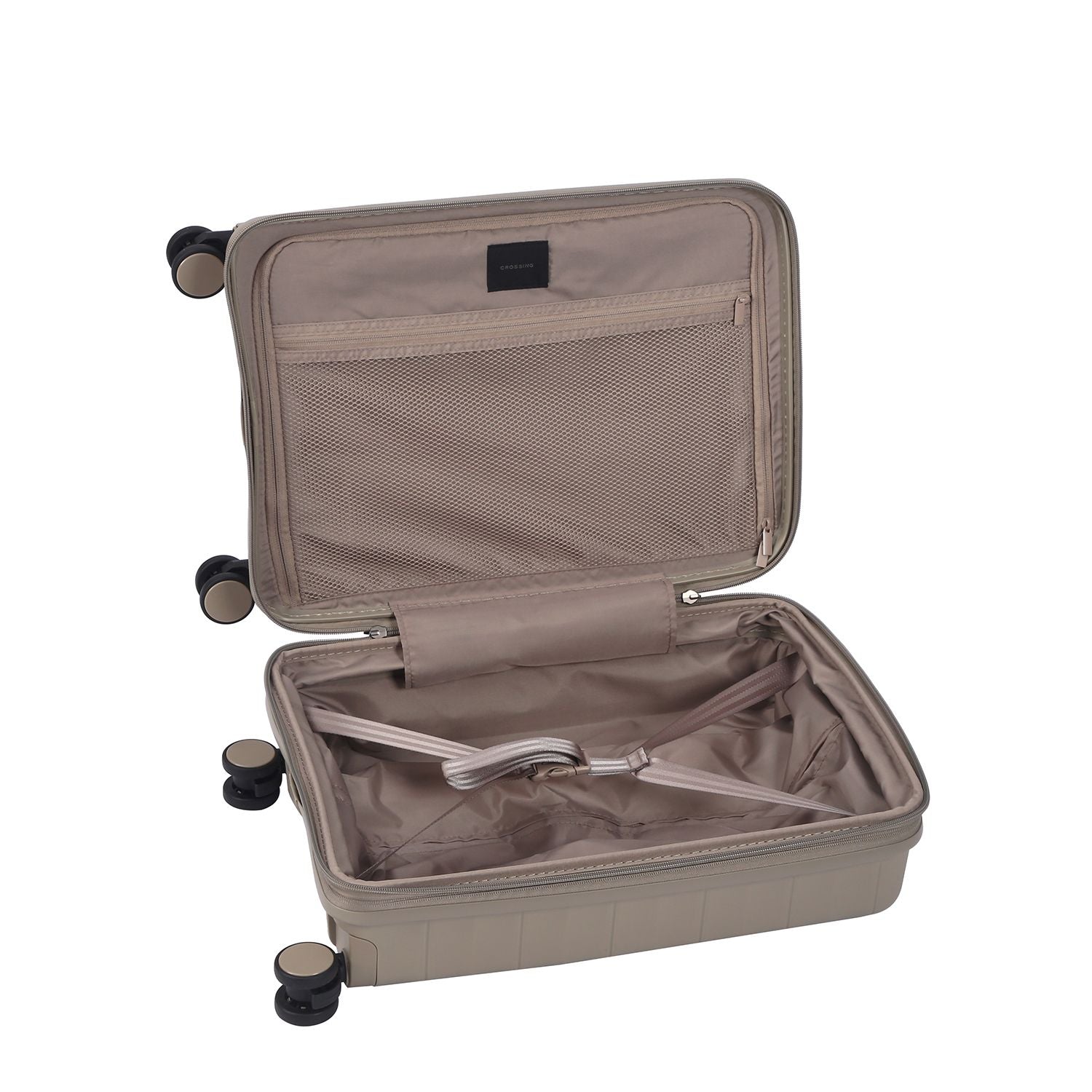 Crossing PRIM Polypropylene Carry On Luggage - Grey