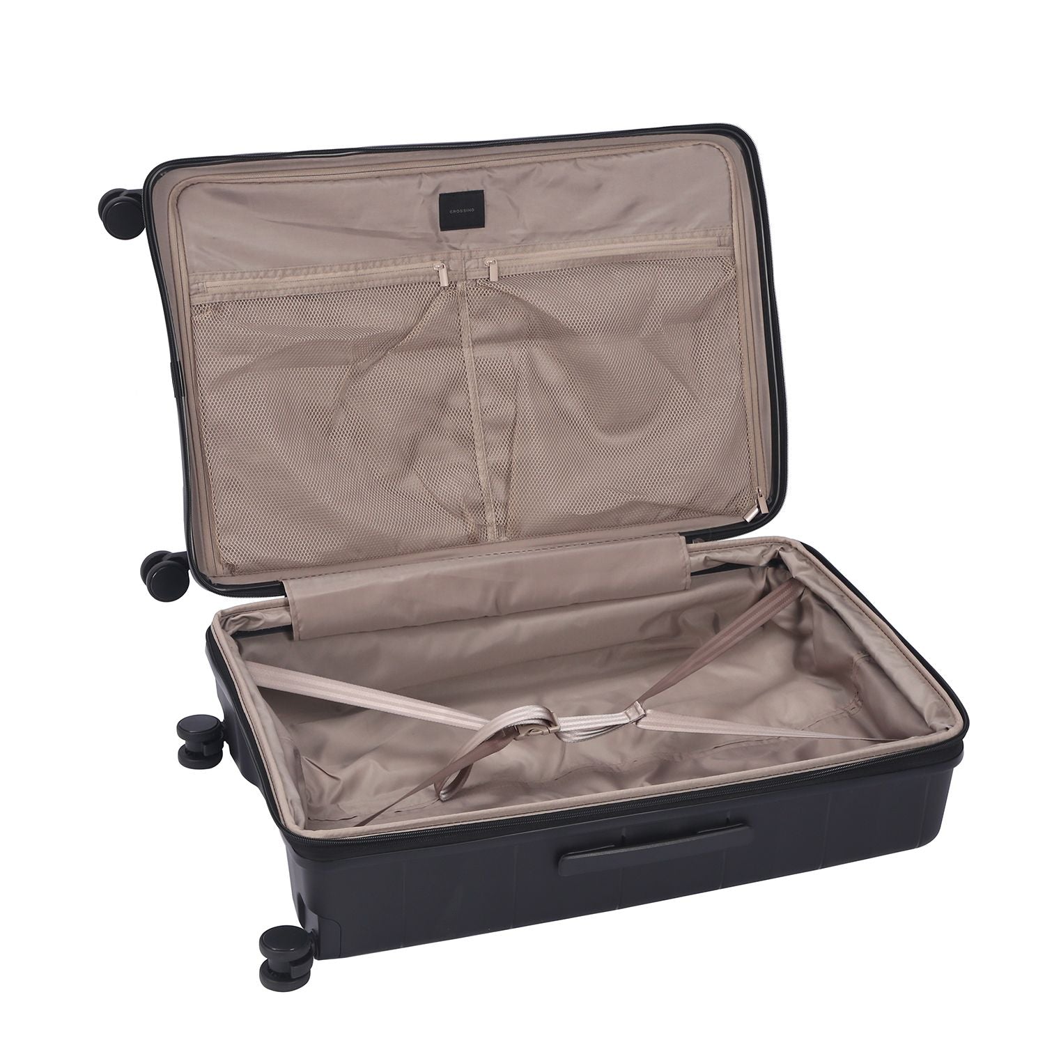 Crossing PRIM Polypropylene Large Expandable Luggage - Black