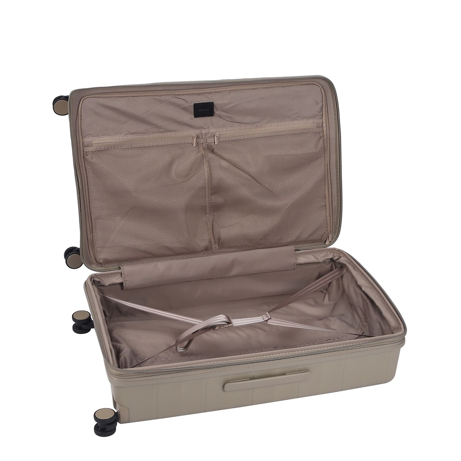 Crossing PRIM Polypropylene Large Expandable Luggage - Grey