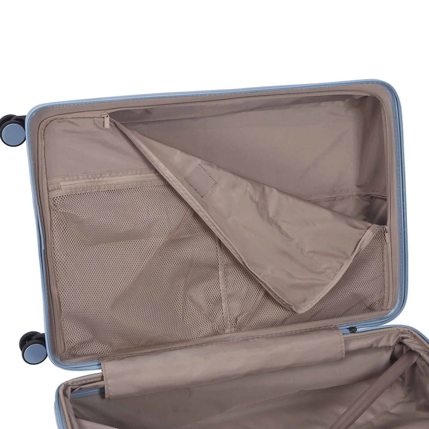 Crossing PRIM Polypropylene Large Expandable Luggage - Light Blue
