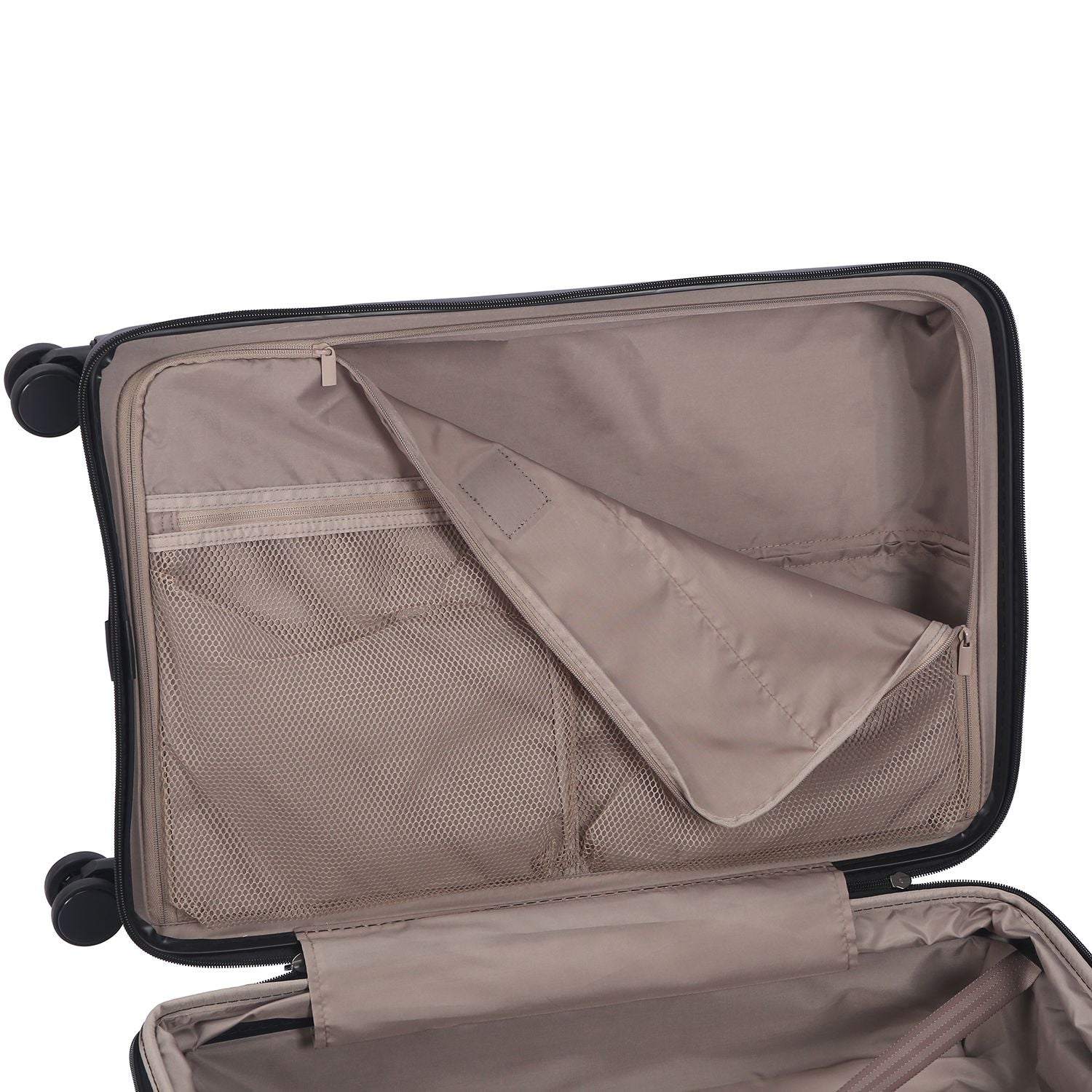 Crossing PRIM Polypropylene Medium Expandable Luggage - Black